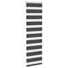 vidaXL zebragardin sort 50x100 cm stofbredde 45,9 cm polyester