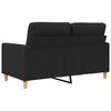 vidaXL 2-personers sofa 120 cm stof sort