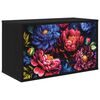 vidaXL V&aelig;gh&aelig;ngt TV Skab KIEL 69 x 33 x 40 cm Sort eg Konstrueret tr&aelig;