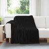 vidaXL Kastet&aelig;pper 6 pcs Sort 200 x 150 cm Fleece