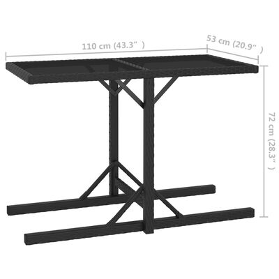 vidaXL spisebordssæt til haven 3 dele grå