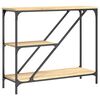 vidaXL konsolbord 88,5x30x75 cm konstrueret tr&aelig; sonoma-eg