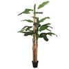 vidaXL kunstigt banantr&aelig; 19 blade 180 cm gr&oslash;n
