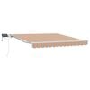 vidaXL Udtr&aelig;kkelig markise Flerfarvet 300 x 250 cm Stof og aluminium