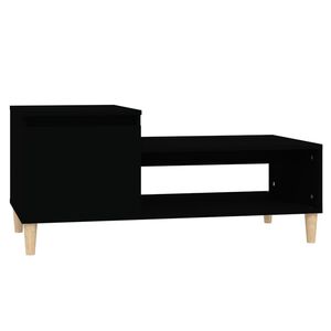 vidaXL sofabord 100x50x45 cm konstrueret tr&aelig; sort