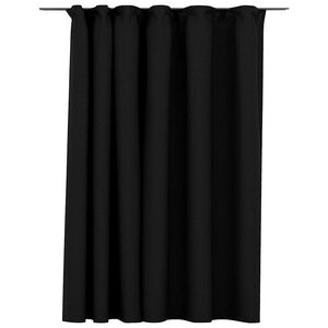 vidaXL m&oslash;rkl&aelig;gningsgardin med kroge h&oslash;r-look 290x245 cm antracitgr&aring;