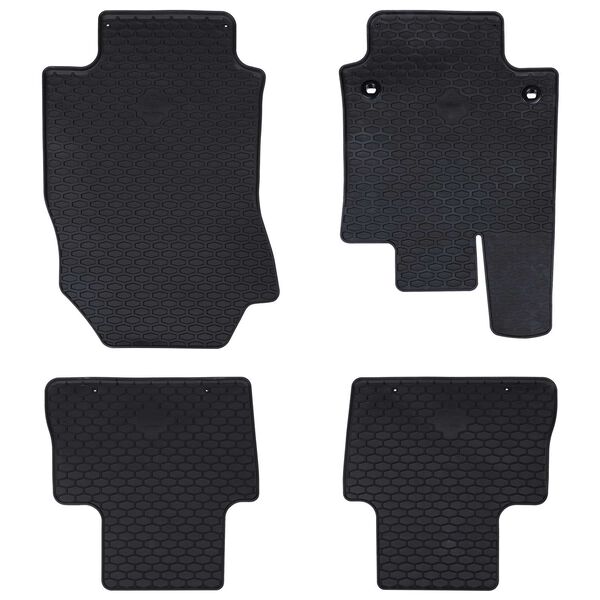 vidaXL Bilm&aring;tte 4 pcs Sort passer til Toyota RAV 4 Hybrid 2019- Gummi