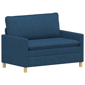 vidaXL Sofa Bl&aring; 126 x 81 x 87,5 cm Stof