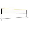 vidaXL justerbart badmintonnet 500x103x94-158 cm metal