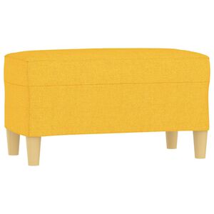 vidaXL b&aelig;nk 70x35x41 cm stof gul