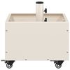 vidaXL Parasolbase med plantekasse Hvid 45 x 45 x 45 cm Stål