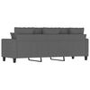 vidaXL 3-personers sofa 180 cm stof mørkegrå