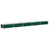 vidaXL H&aelig;vet Havebed Gr&oslash;n 400 x 40 x 24 cm koldvalset st&aring;l