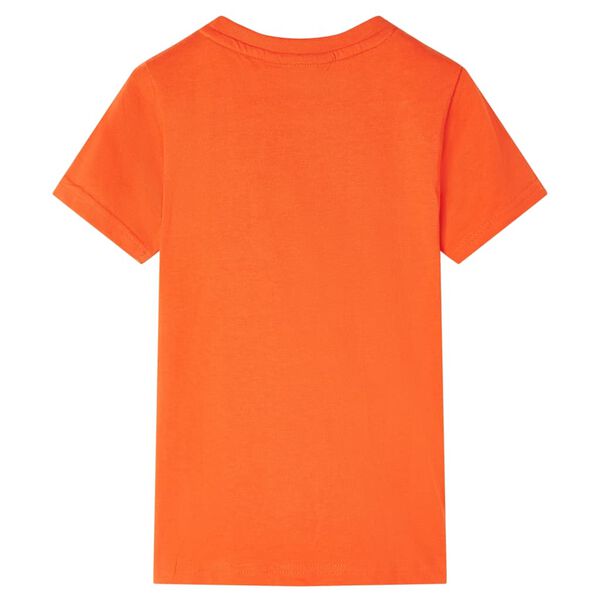 T-shirt til b&oslash;rn str. 128 orange