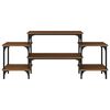 vidaXL tv-bord 117x35x52 cm konstrueret træ brun egetræsfarve