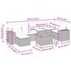 vidaXL sofas&aelig;t til haven 8 dele med hynder polyrattan akacietr&aelig; gr&aring;