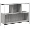 vidaXL bogreol 102x28x77,5 cm konstrueret tr&aelig; gr&aring; sonoma-eg