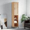vidaXL skab 34,5x34x180 cm konstrueret tr&aelig; sonoma-eg