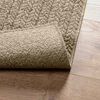 vidaXL gulvt&aelig;ppe ZIZUR beige 120x120cm jute-look indend&oslash;rs og udend&oslash;rs
