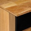 vidaXL TV-skab Naturfarvet 100 x 33,5 x 46 cm Massivt mangotr&aelig;