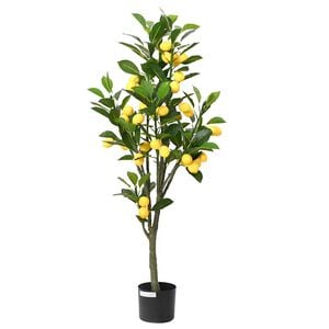 vidaXL kunstigt citrontr&aelig; 136 blade 120 cm gr&oslash;n