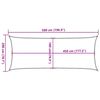 vidaXL solsejl 2x5 m 160 g/m&sup2; HDPE gr&aring;brun