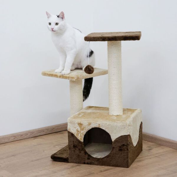 Kerbl kradsestolpe Saphir 70 cm brun og beige