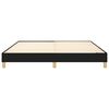 vidaXL Boxspring sengeramme 160x200 cm stof sort