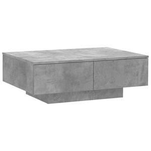 vidaXL sofabord 90x60x31 cm konstrueret tr&aelig; betongr&aring;