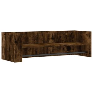 vidaXL v&aelig;ghylde 100x35x30,5 cm konstrueret tr&aelig; r&oslash;get eg