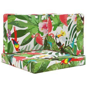 vidaXL Udend&oslash;rs Sofa Pude 3 pcs farverig Polyester