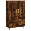 vidaXL skab 69,5x31x115 cm konstrueret tr&aelig; r&oslash;get sonoma-eg