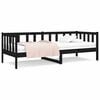 vidaXL daybed 90x190 cm massivt fyrretr&aelig; sort