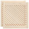 vidaXL skabsl&aring;ger 2 stk. 59,5x61,5 cm gitterdesign massivt fyrretr&aelig;