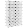 vidaXL skoreol 93x36,5x140 cm PP transparent