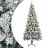 vidaXL Kunstigt Hinged Juletr&aelig; 180 cm 300 LED'er Varm hvid
