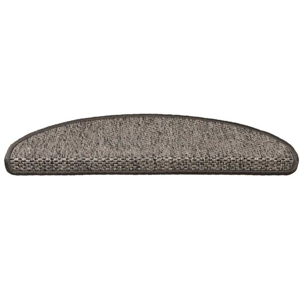 vidaXL selvkl&aelig;bende trappem&aring;tter 30stk. 65x21x4cm sisal-look gr&aring;-beige