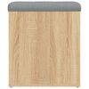 vidaXL opbevaringsbænk Sonoma eg 42x42x45 cm konstrueret træ
