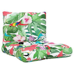 vidaXL pallehynder 2 stk. oxfordstof flerfarvet