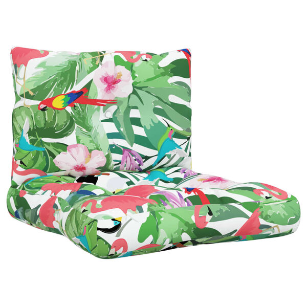 vidaXL pallehynder 2 stk. oxfordstof flerfarvet