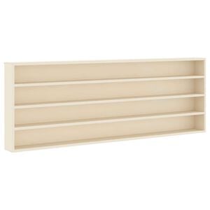 vidaXL V&aelig;gdisplaykasse V&aelig;gmonteret Beige 100 x 8,5 x 36 cm