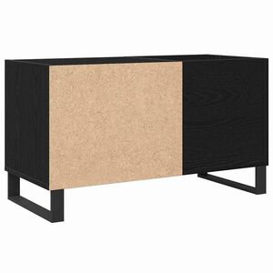 vidaXL Pladeskab Sort eg 85 x 38 x 48 cm Konstrueret tr&aelig;