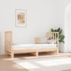 vidaXL daybed med udtr&aelig;k 2x(90x190) cm massivt fyrretr&aelig;