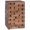 vidaXL Taburet Naturfarvet 29 x 29 x 48 cm Massivt genbrugstr&aelig;