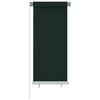 vidaXL udend&oslash;rs rullegardin 65 (B) x 140 (H) cm HDPE m&oslash;rkegr&oslash;n
