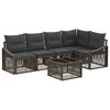 vidaXL Havesofa S&aelig;t 6 stk. Gr&aring; polyrattan