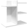 vidaXL hylde til skrivebord 42x21,5x42 cm konstrueret tr&aelig; hvid