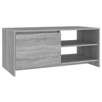 vidaXL sofabord 102x50x45 cm konstrueret træ grå sonoma-eg