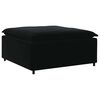 vidaXL modul&aelig;r sofa fodskammel modul 100x100x48 cm sort