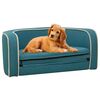 vidaXL foldbar hundesofa 76x71x30 cm vaskbar hynde linned turkis